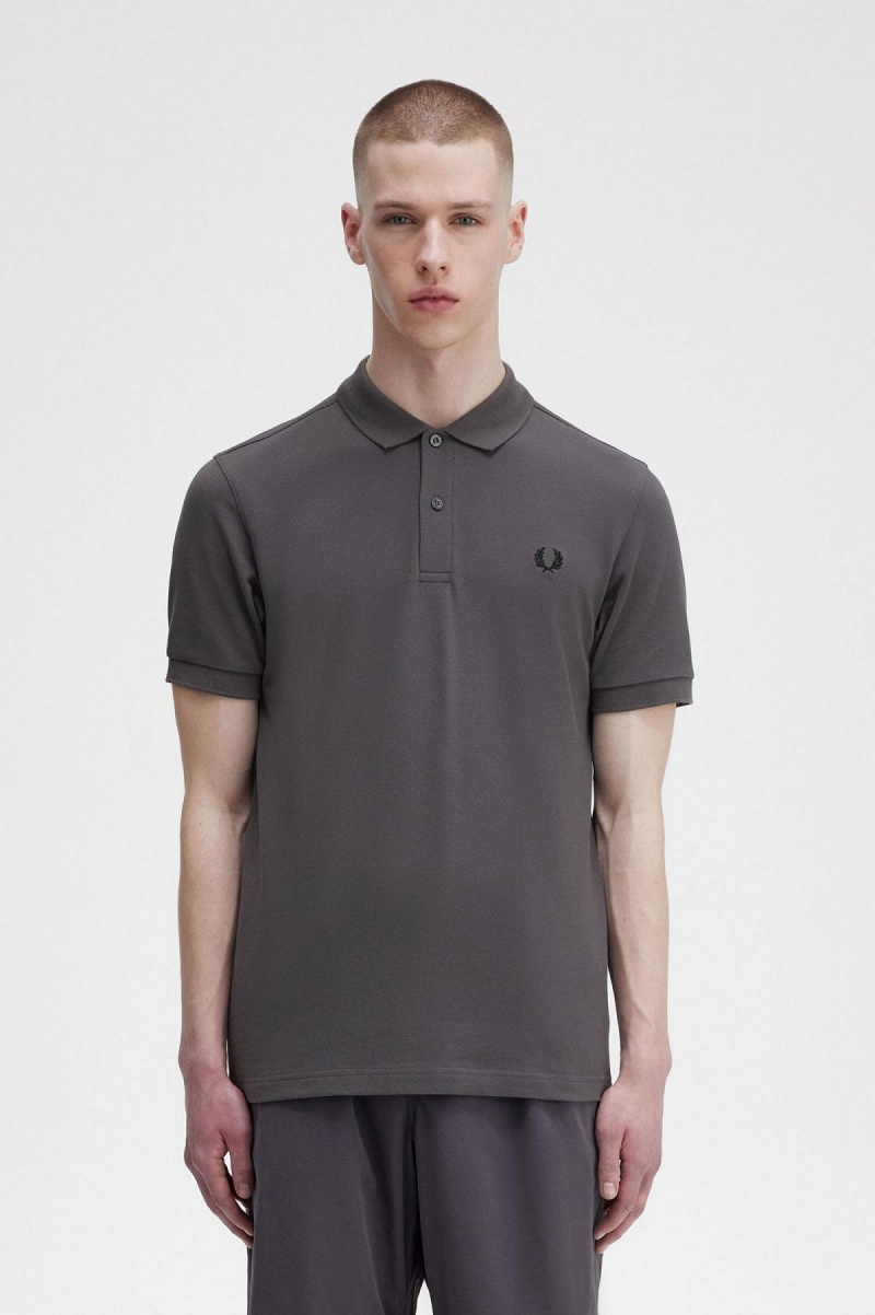 Camisa Polo Fred Perry M6000 Hombre Negros | MXCIF69043