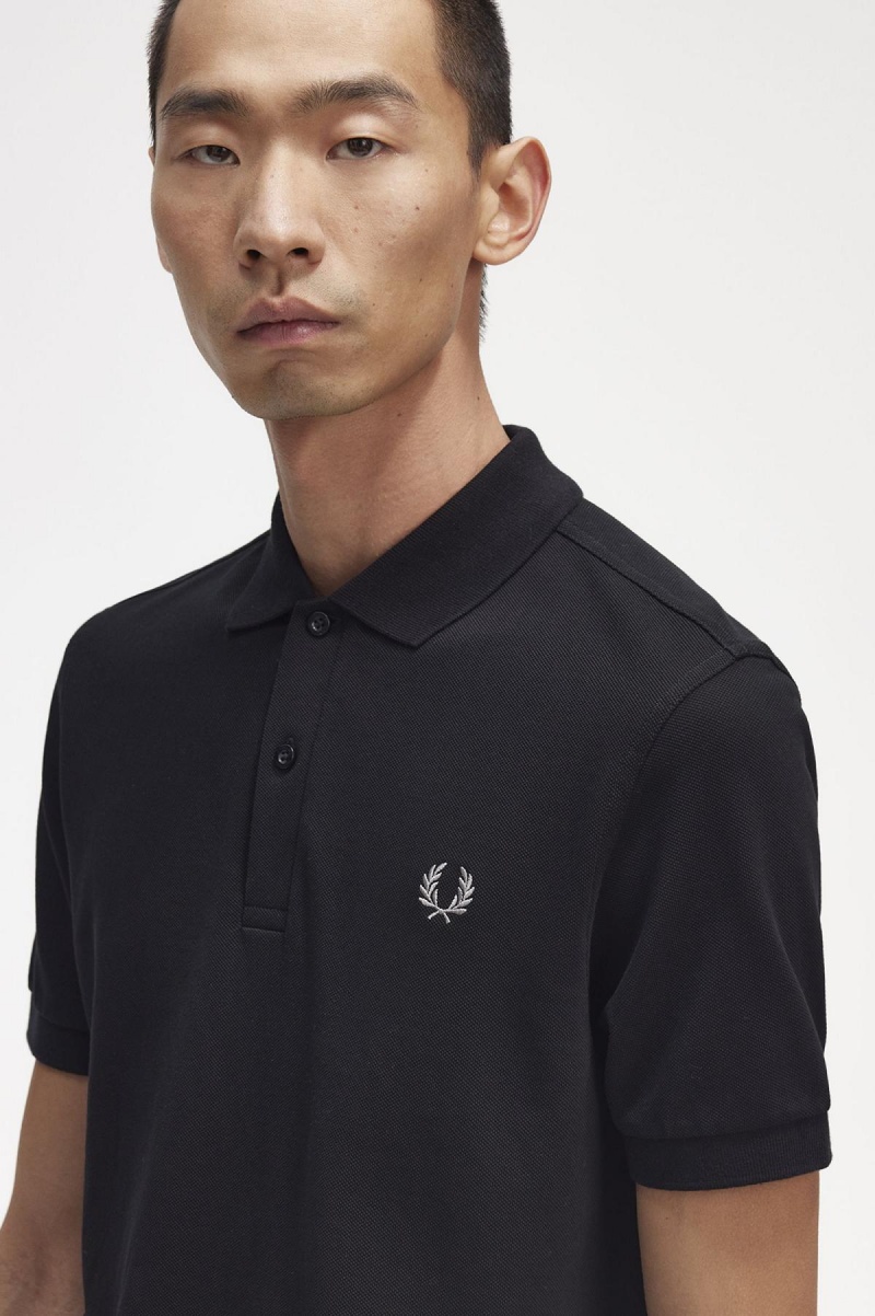 Camisa Polo Fred Perry M6000 Hombre Negros | XMXGW51272