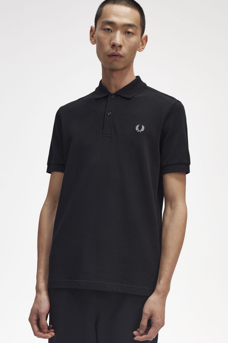 Camisa Polo Fred Perry M6000 Hombre Negros | XMXGW51272