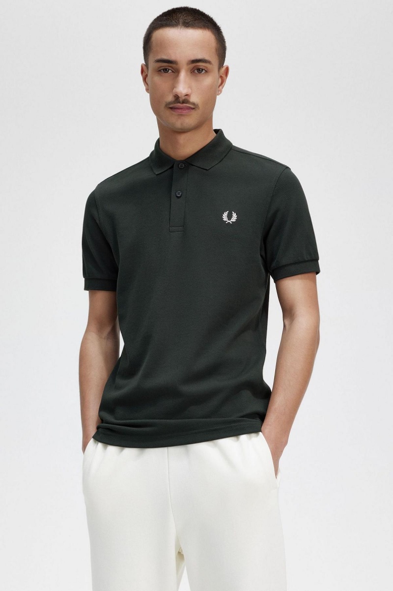 Camisa Polo Fred Perry M6000 Hombre Verdes Blancos | MXCIF30798