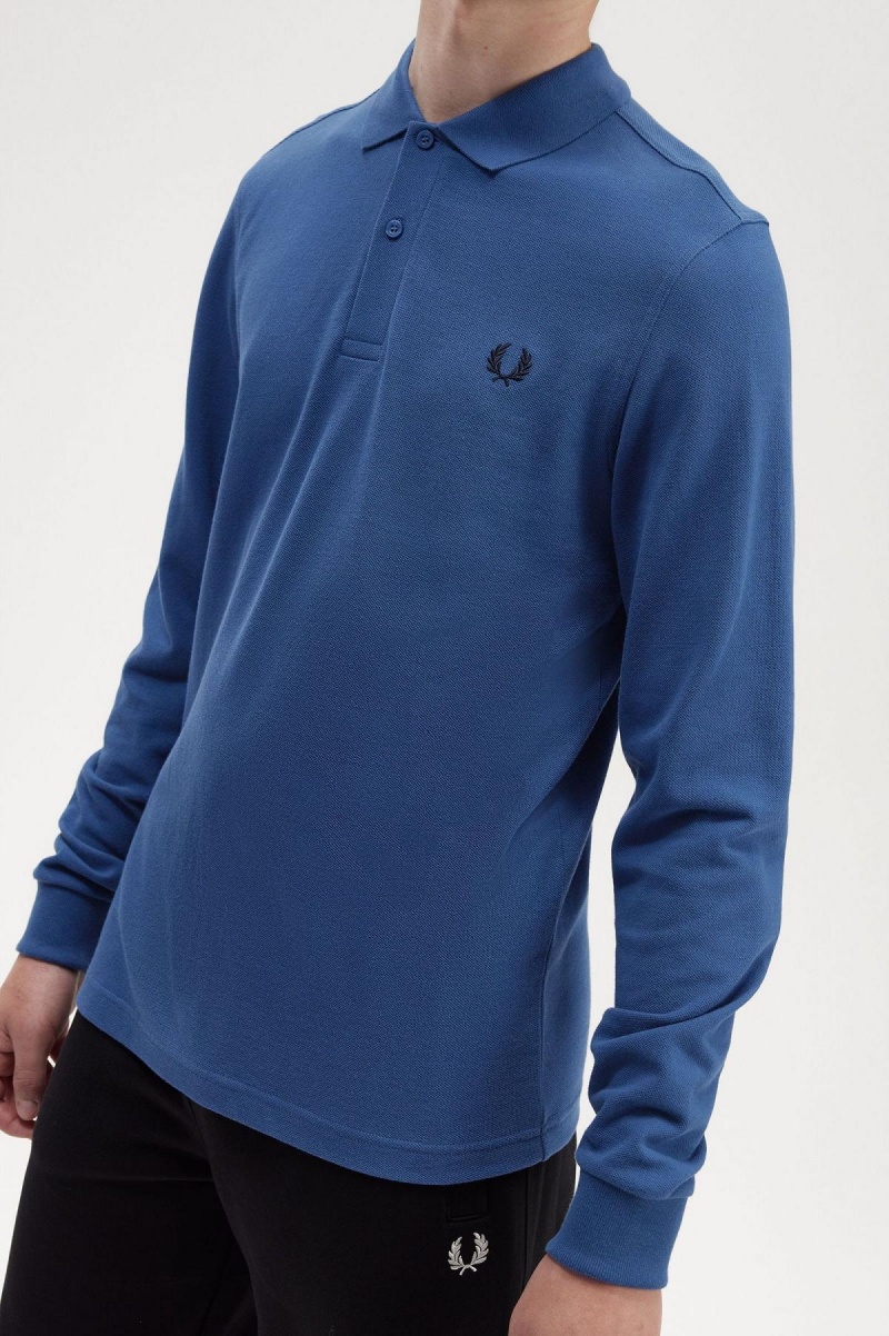 Camisa Polo Fred Perry M6006 Hombre Azules | MXDFL66333