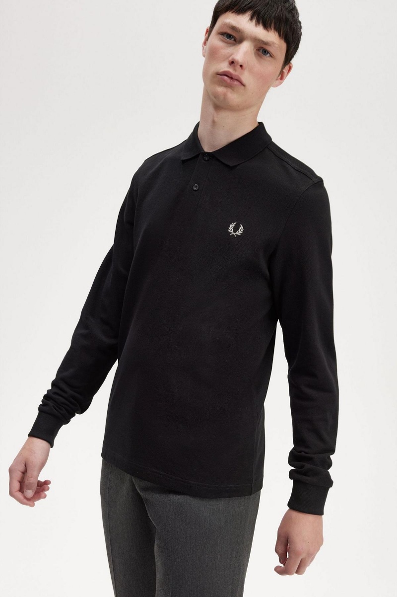 Camisa Polo Fred Perry M6006 Hombre Negros | TMXWZ64818