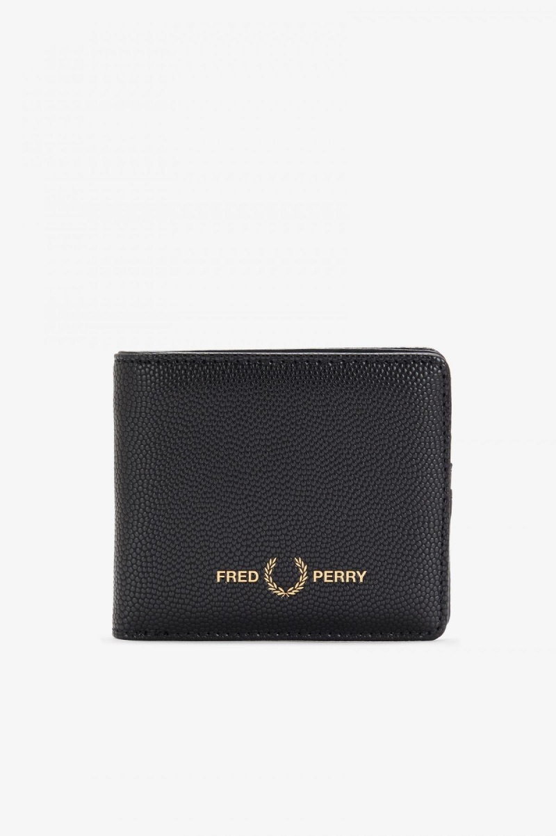 Cartera Fred Perry Scotch Grain Billfold Accessories Negros | SMXNY74029