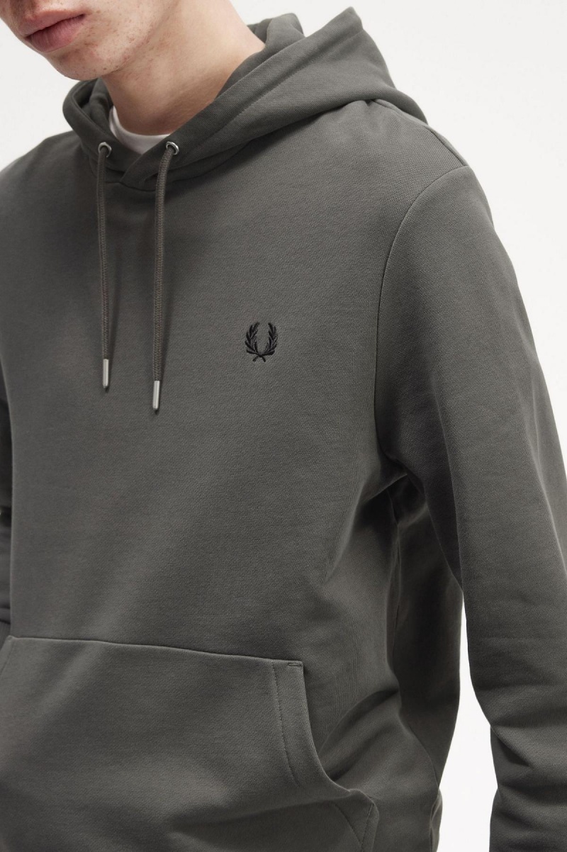 Chandals Fred Perry Tipped Encapuchado Sweatshirt Hombre Verdes | MXZDE14643