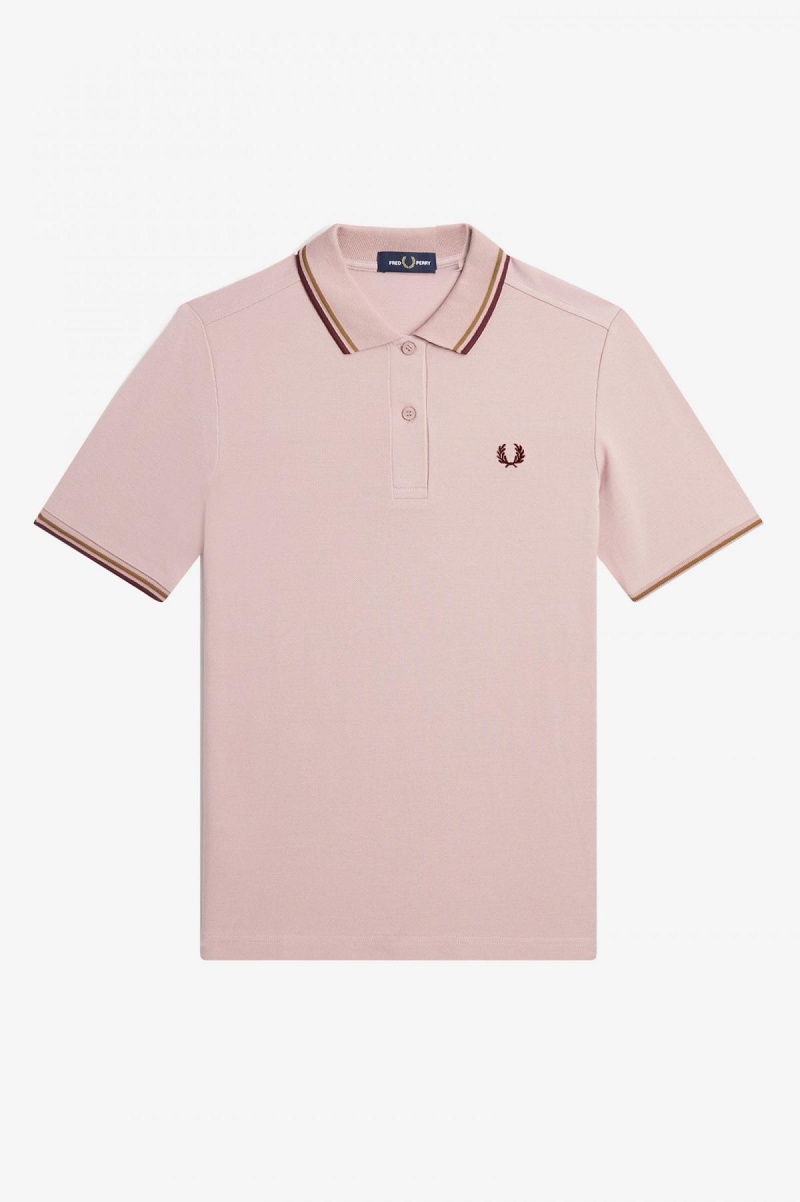 Fred Perry Shirt Fred Perry G3600 Mujer Rosas Rosas | MMXFT11872