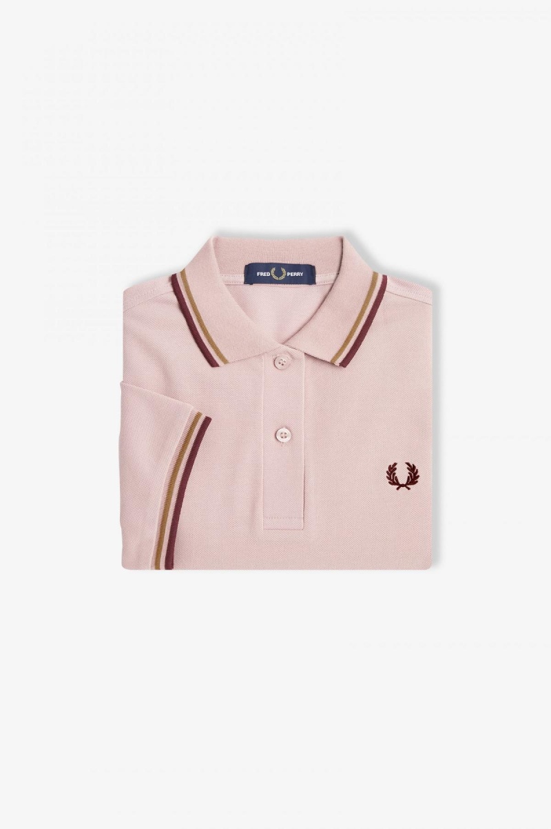 Fred Perry Shirt Fred Perry G3600 Mujer Rosas Rosas | MMXFT11872