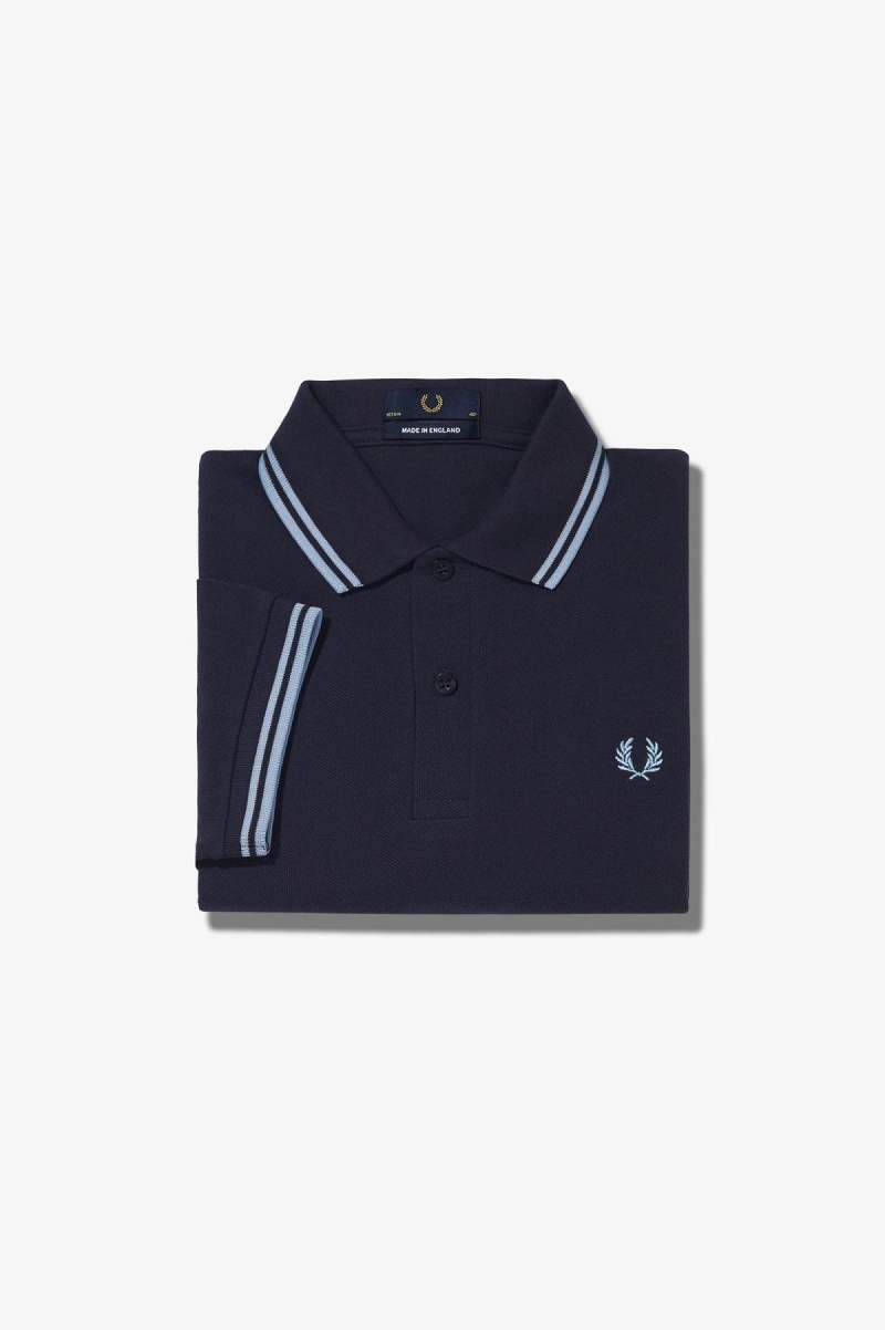 Fred Perry Shirt Fred Perry M12 Hombre Azul Marino | MXCVG17522