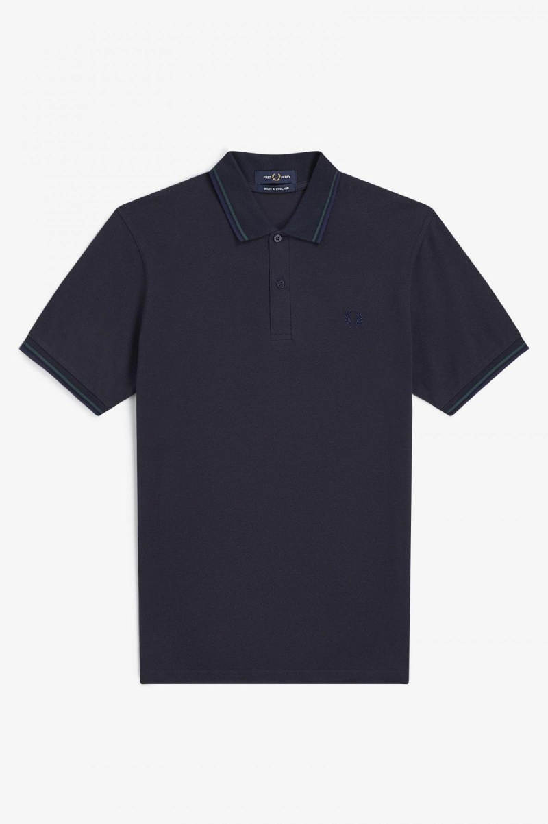 Fred Perry Shirt Fred Perry M12 Hombre Azul Marino Azules Azul Marino | DMXKV21848