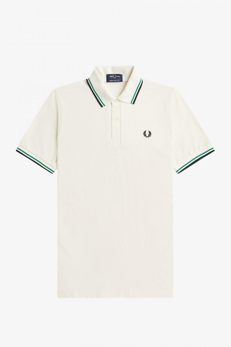 Fred Perry Shirt Fred Perry M12 Hombre Azules Verdes Negros | MMXHR19427