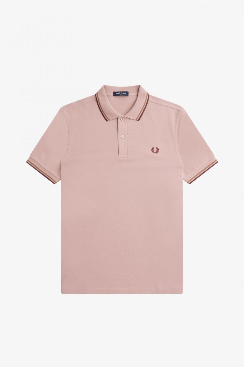 Fred Perry Shirt Fred Perry M3600 Hombre Rosas Rosas | MXNEJ94502