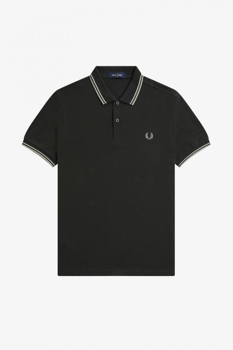 Fred Perry Shirt Fred Perry M3600 Hombre Verdes | GMXUC44998