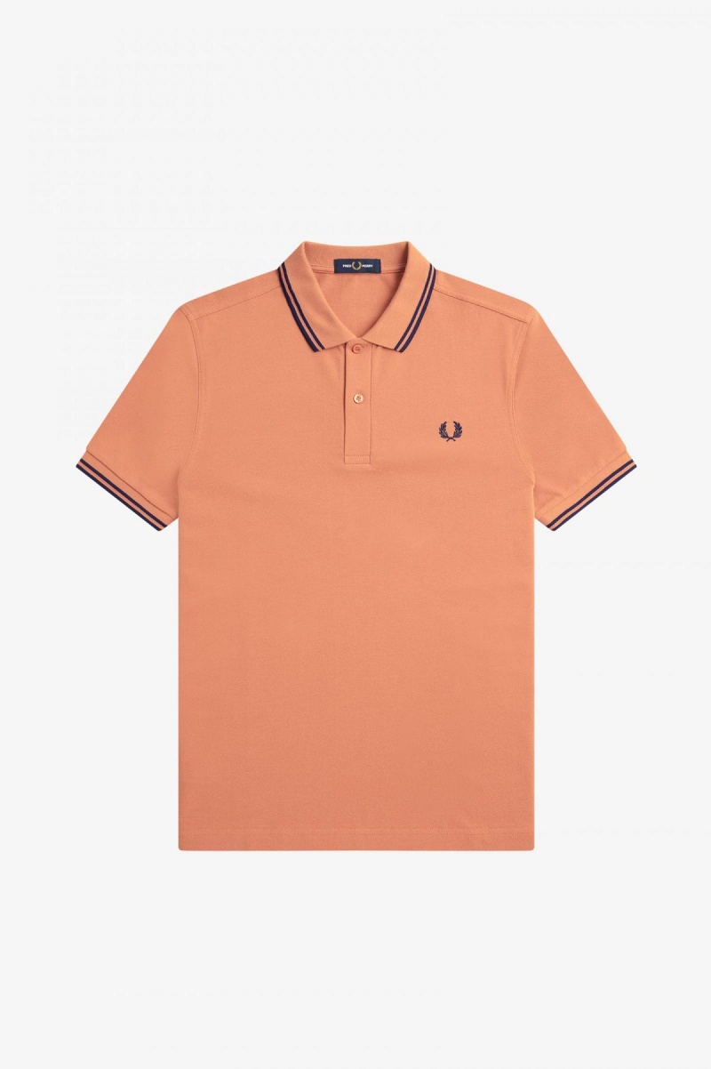 Fred Perry Shirt Fred Perry M3600 Hombre Azules Azul Marino Azul Marino | MXZDE70664