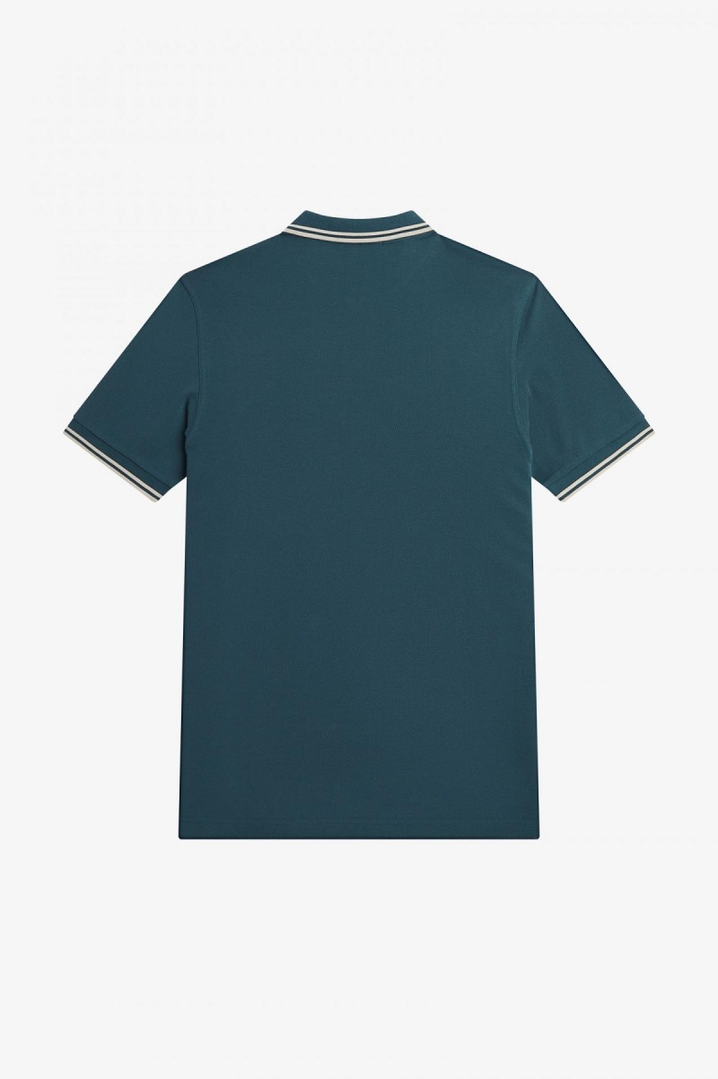 Fred Perry Shirt Fred Perry M3600 Hombre Azules Azules Azules | MXZPD98804