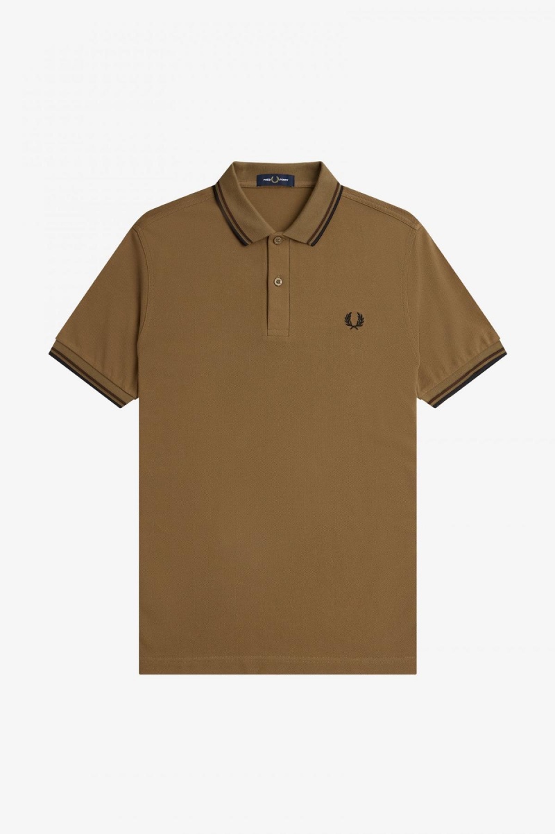 Fred Perry Shirt Fred Perry M3600 Hombre Negros | AMXDF47916