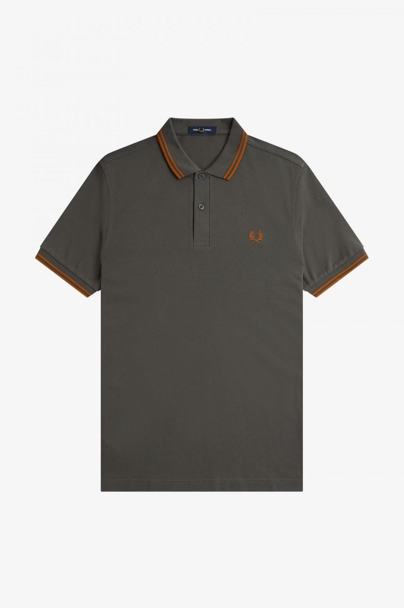 Fred Perry Shirt Fred Perry M3600 Hombre Verdes | GMXEC26510