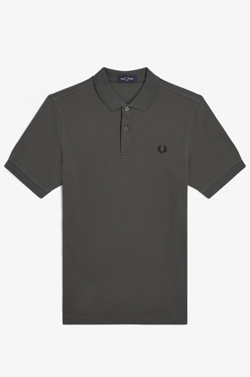 Fred Perry Shirt Fred Perry M6000 Hombre Verdes Negros | QMXUV52634