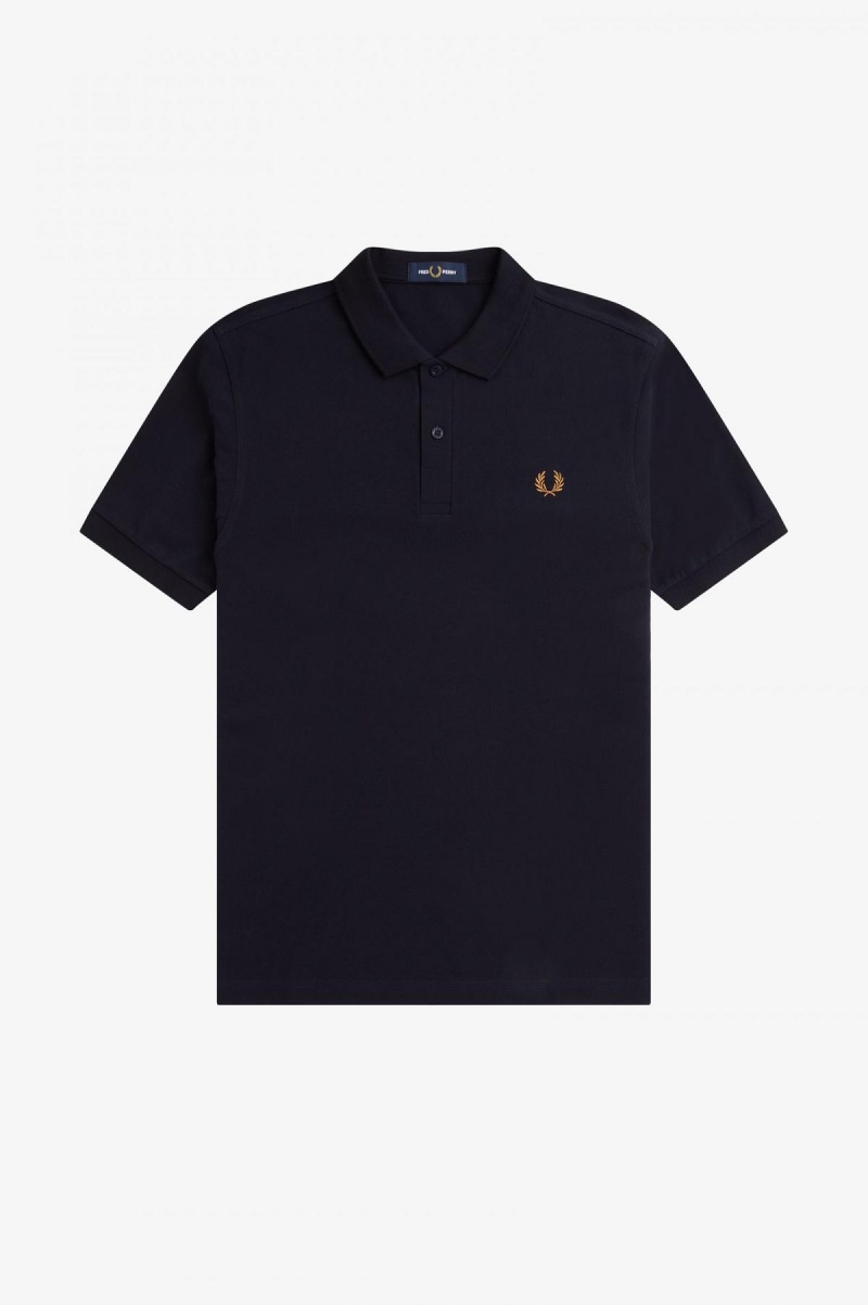 Fred Perry Shirt Fred Perry M6000 Hombre Azul Marino Azules | AMXWC46323