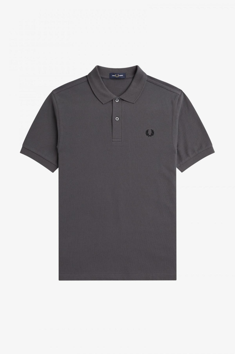 Fred Perry Shirt Fred Perry M6000 Hombre Negros | SMXNY21852