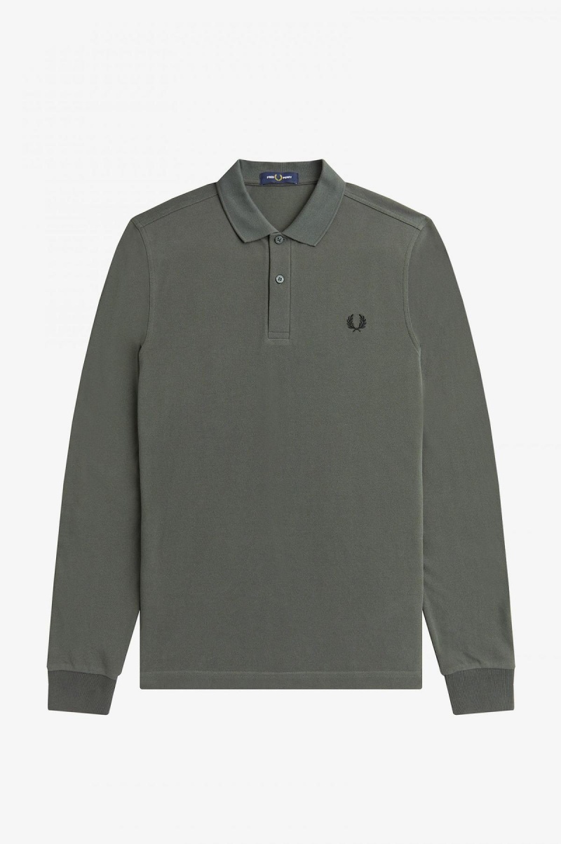 Fred Perry Shirt Fred Perry M6006 Hombre Verdes | SMXVO52000