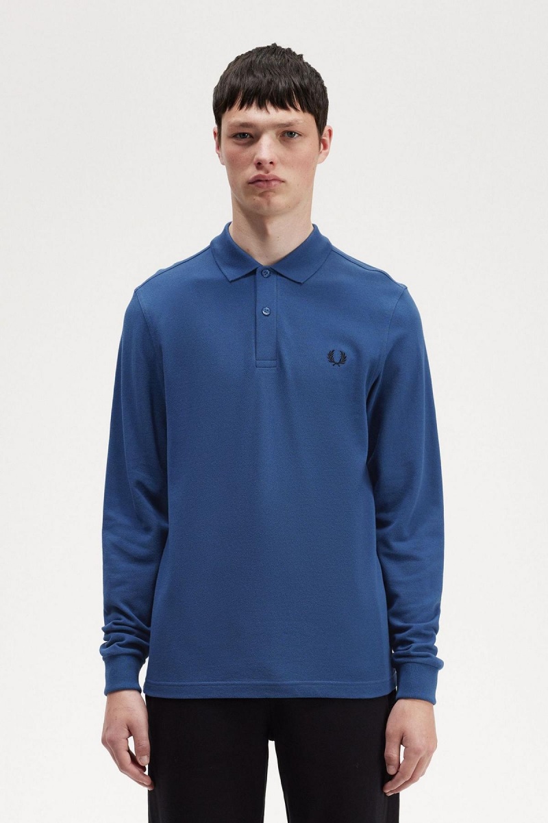 Fred Perry Shirt Fred Perry M6006 Hombre Azules | MXNZX25772