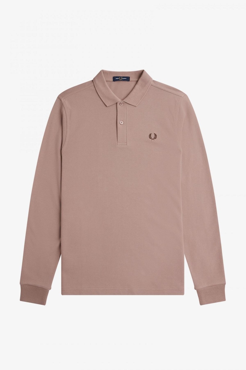 Fred Perry Shirt Fred Perry M6006 Hombre Rosas Oscuro | UMXTG49623