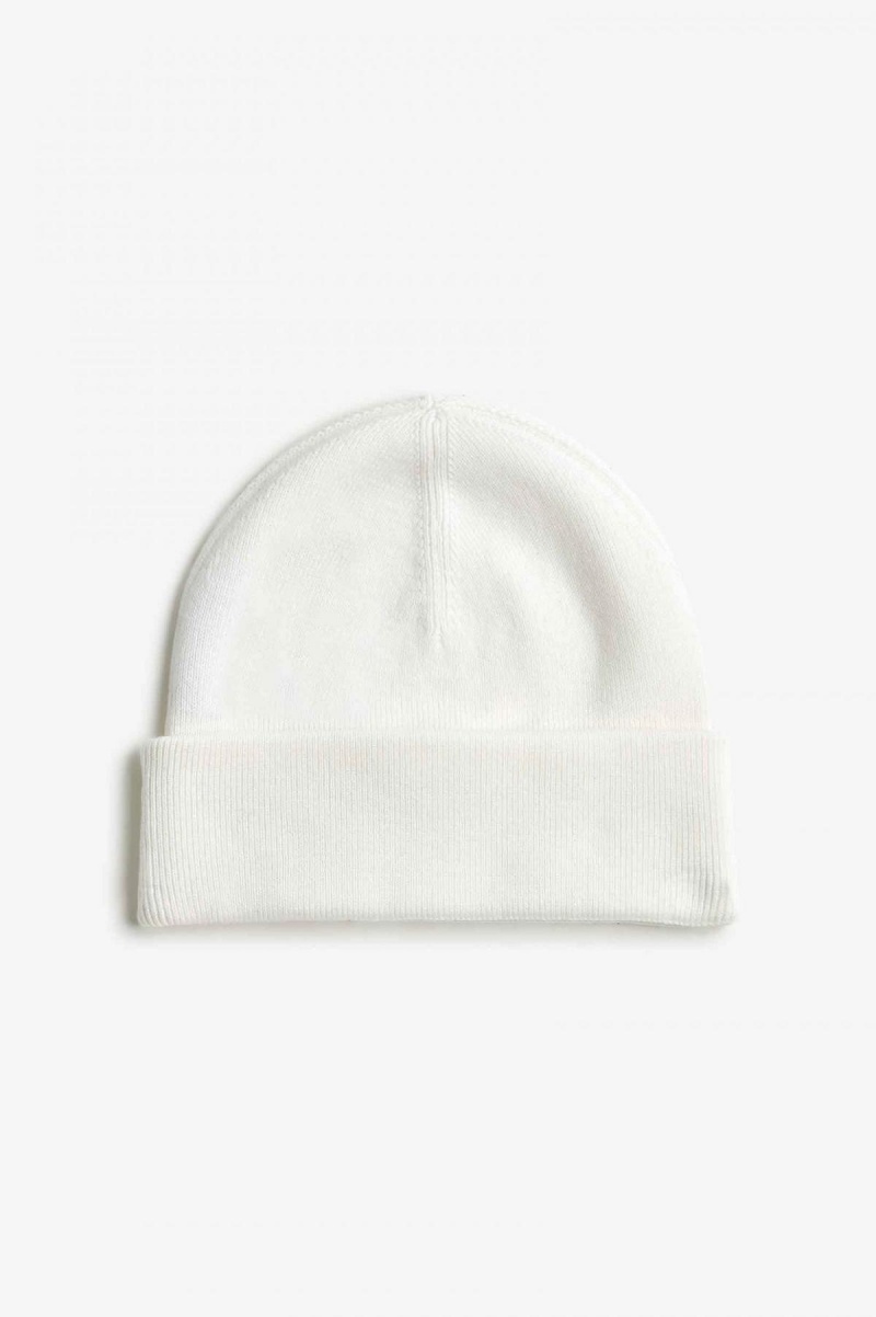 Gorro Fred Perry Classic Accessories Blancos Negros | SMXNY10019