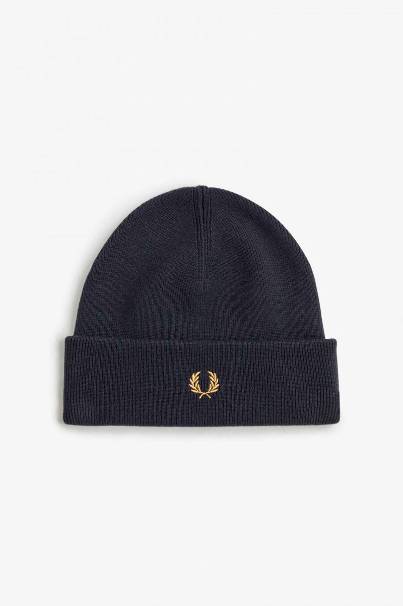 Gorro Fred Perry Classic Accessories Negros Azules | MXCIF65456