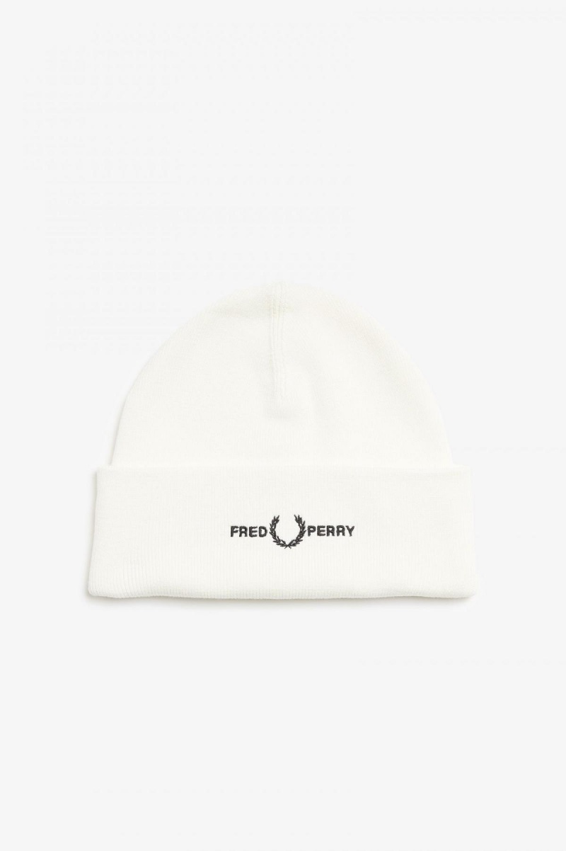 Gorro Fred Perry Estampados Accessories Blancos | DMXVO38502