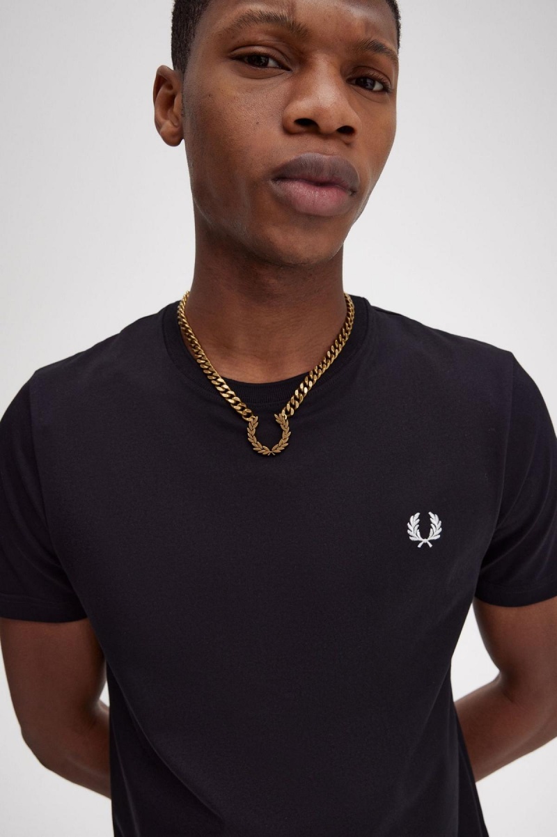 Joyería Fred Perry Fornido Laurel Wreath Necklace Accessories Dorados | EMXHC69498