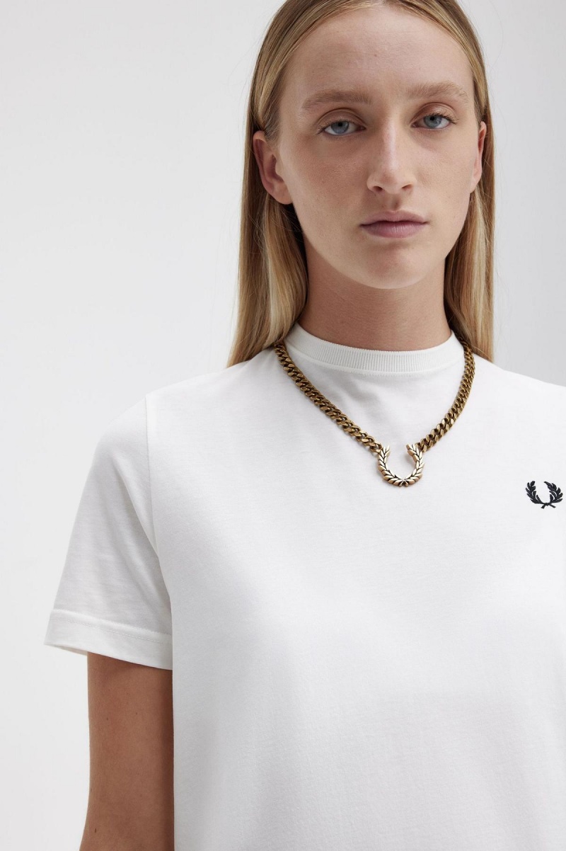 Joyería Fred Perry Fornido Laurel Wreath Necklace Accessories Dorados | EMXHC69498