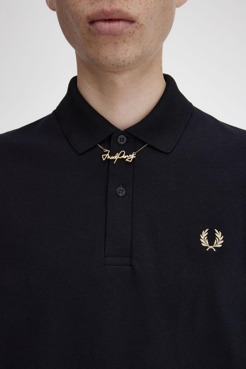 Joyería Fred Perry Fred Perry Necklace Accessories Dorados | DMXKV52406