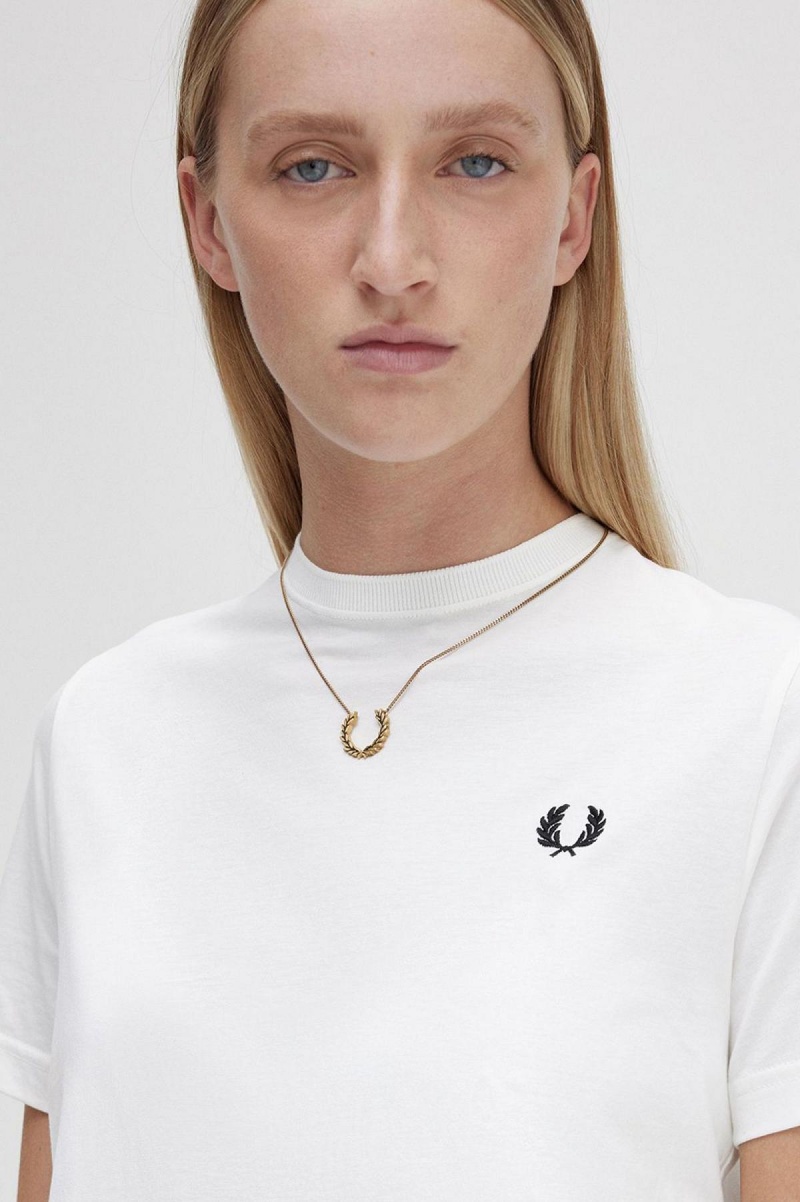 Joyería Fred Perry Laurel Wreath Necklace Accessories Dorados | DMXVO44860