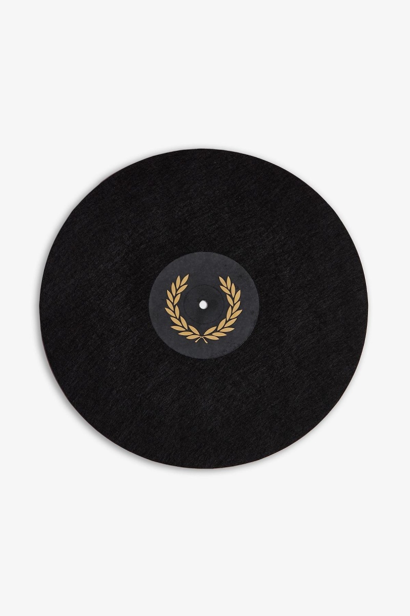 Lifestyle Fred Perry Vinyl Slip Mat Accessories Negros | YMXVQ33409