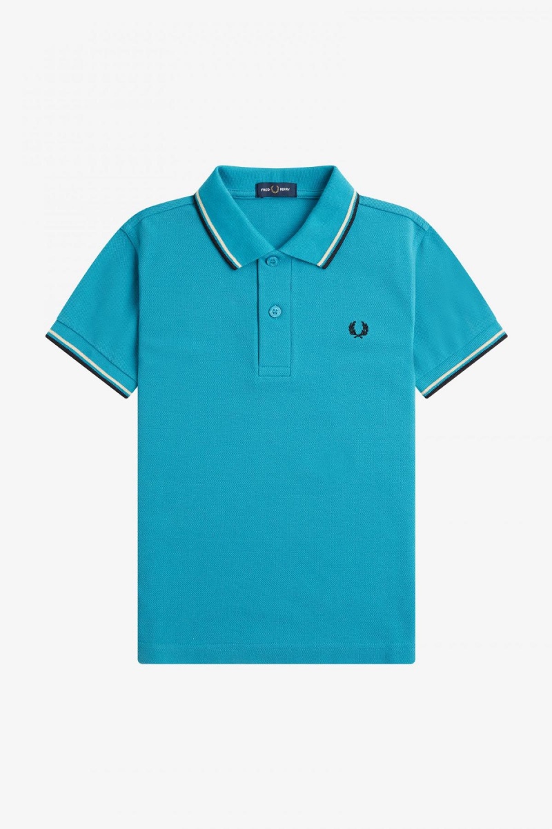 Niños Fred Perry Kids Twin Tipped Accessories Azules Creme Negros | XMXGW51368