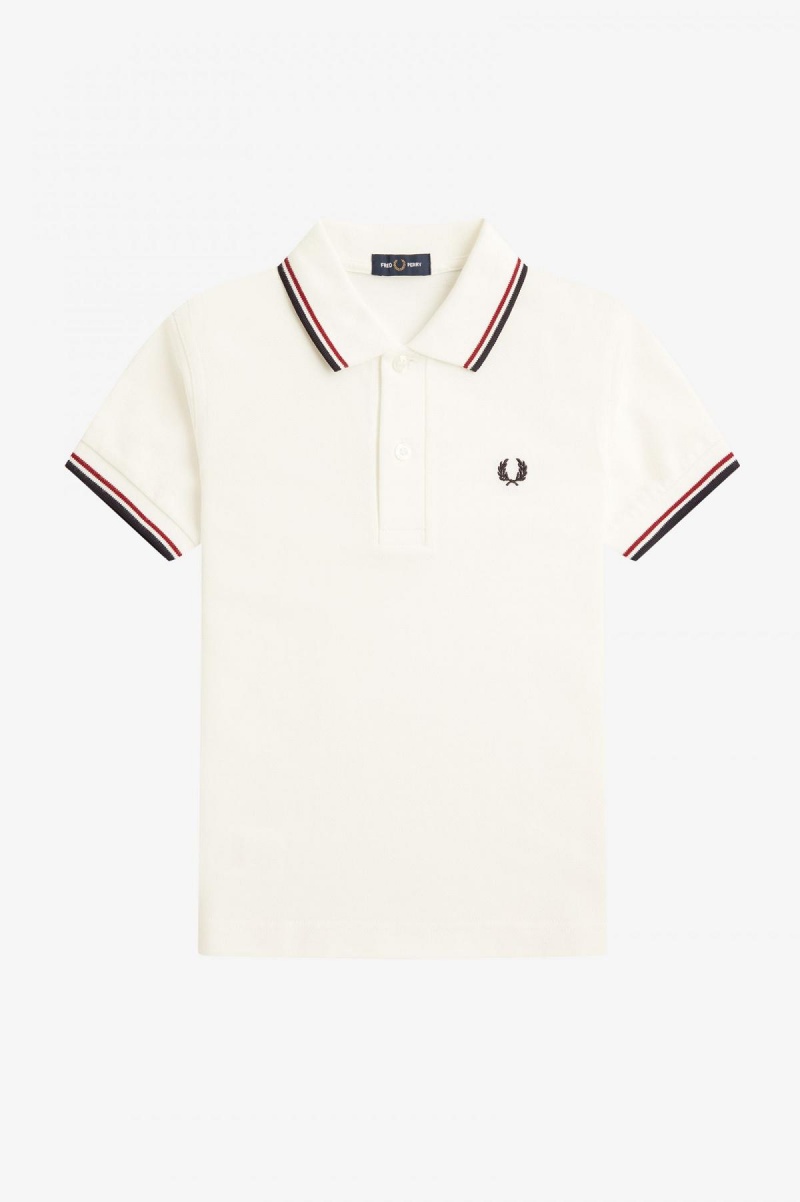 Niños Fred Perry Kids Twin Tipped Accessories Blancos Rojos Azul Marino | SMXNY20340