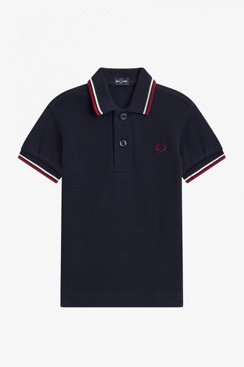 Niños Fred Perry My First Accessories Azul Marino Blancos Rojos | MXQCS16954