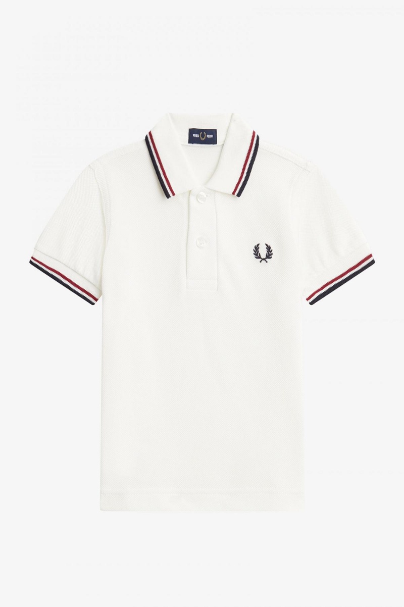 Niños Fred Perry My First Accessories Blancos Rojos Azul Marino | LMXTR90909