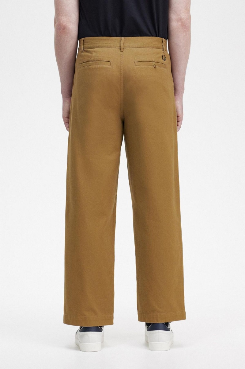 Pantalones Fred Perry Directo Leg Trousers Hombre Shaded Stone | MXNZX78063