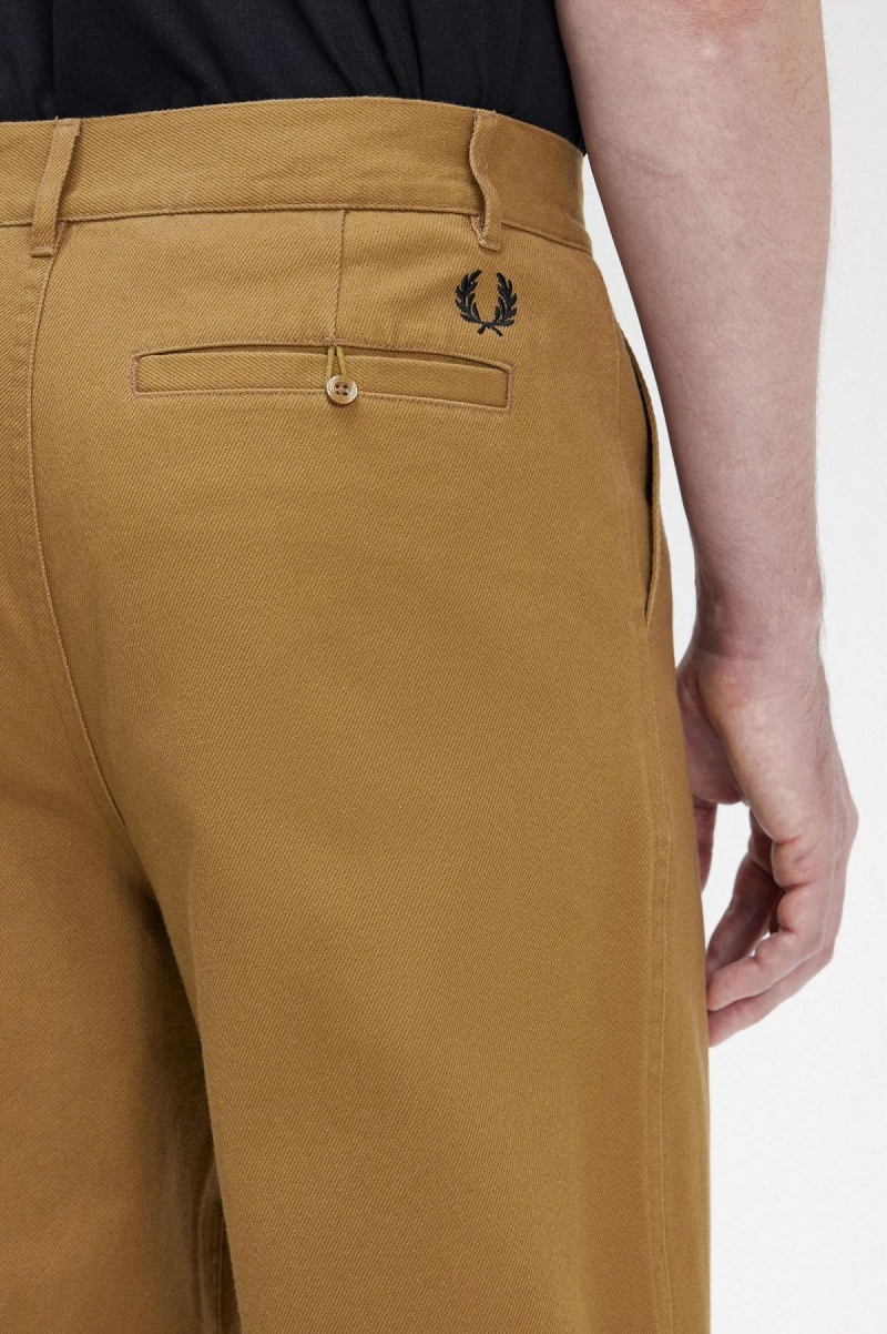 Pantalones Fred Perry Directo Leg Trousers Hombre Shaded Stone | MXNZX78063