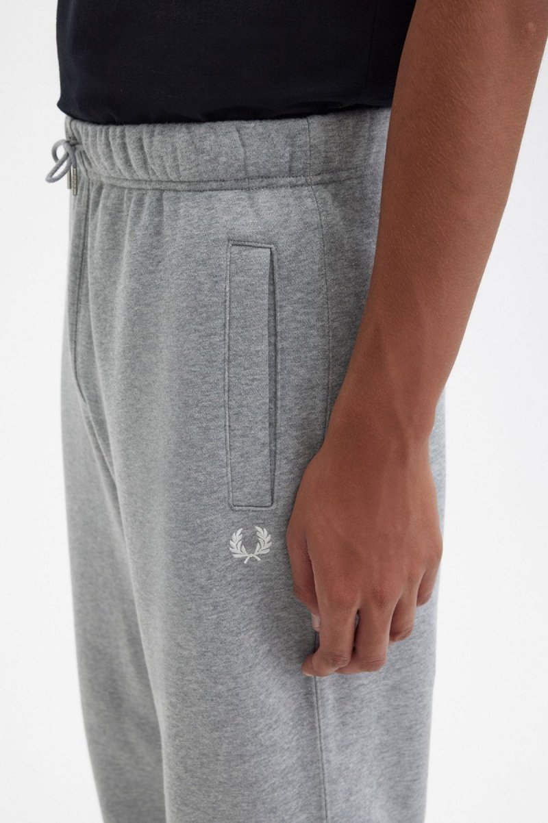 Pantalones Fred Perry Loopback Sweat Pant Hombre Steel Marl | TMXPQ84971