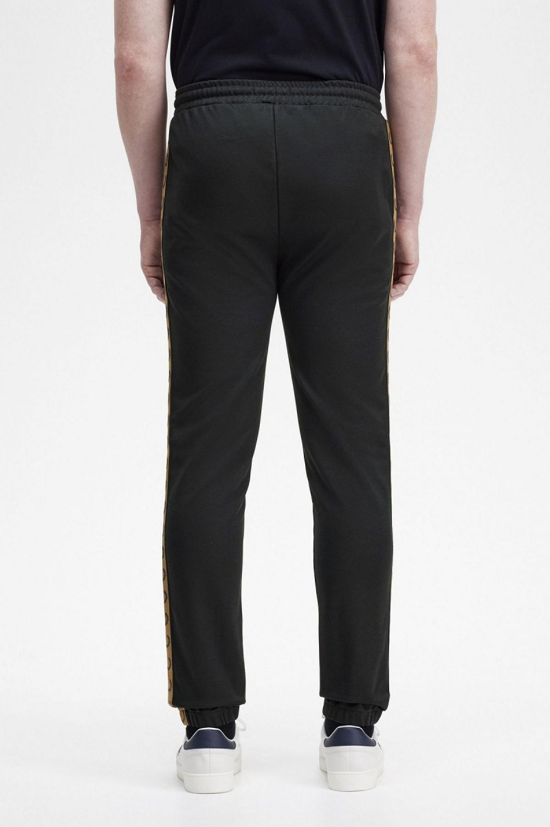 Pantalones Fred Perry Taped Pista Pants Hombre Negros | UMXTG20270