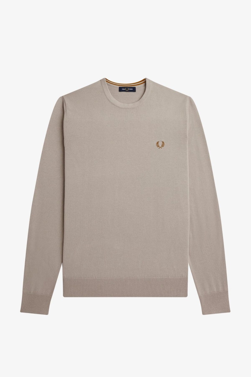 Prendas De Punto Fred Perry Classic Crew Neck Jumper Hombre Azules | LMXTR10048