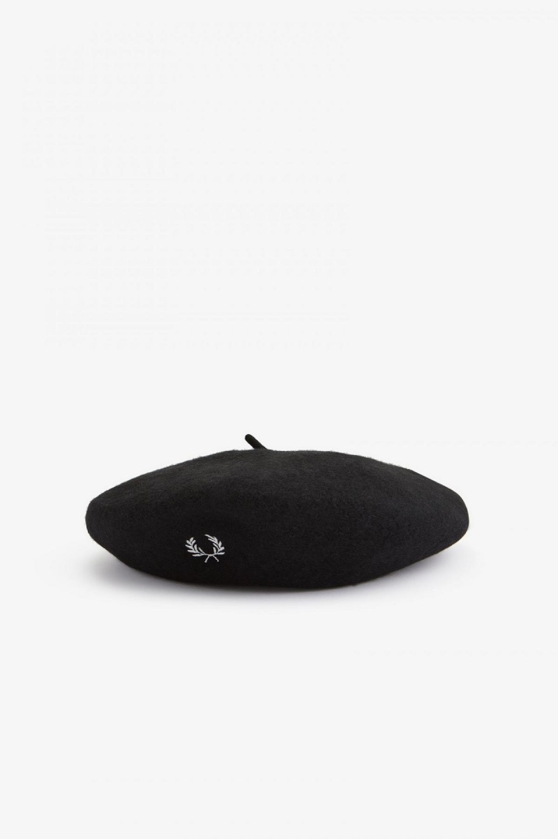 Sombrero Fred Perry Beret Accessories Negros | MXICD92805