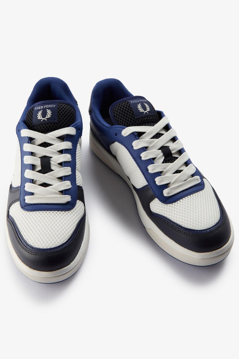 Zapatos Fred Perry B300 Hombre Azules | MXICD59983