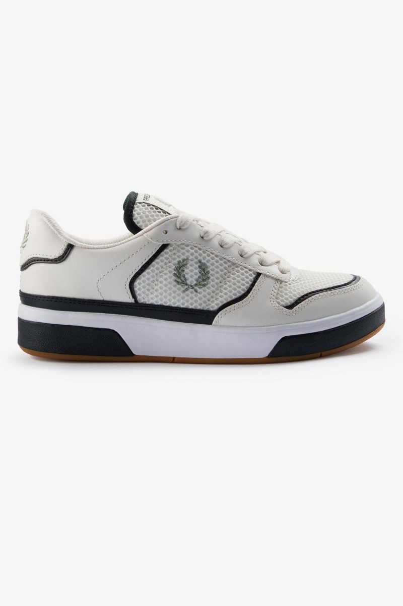 Zapatos Fred Perry B300 Hombre Blancos | MXNZX13983