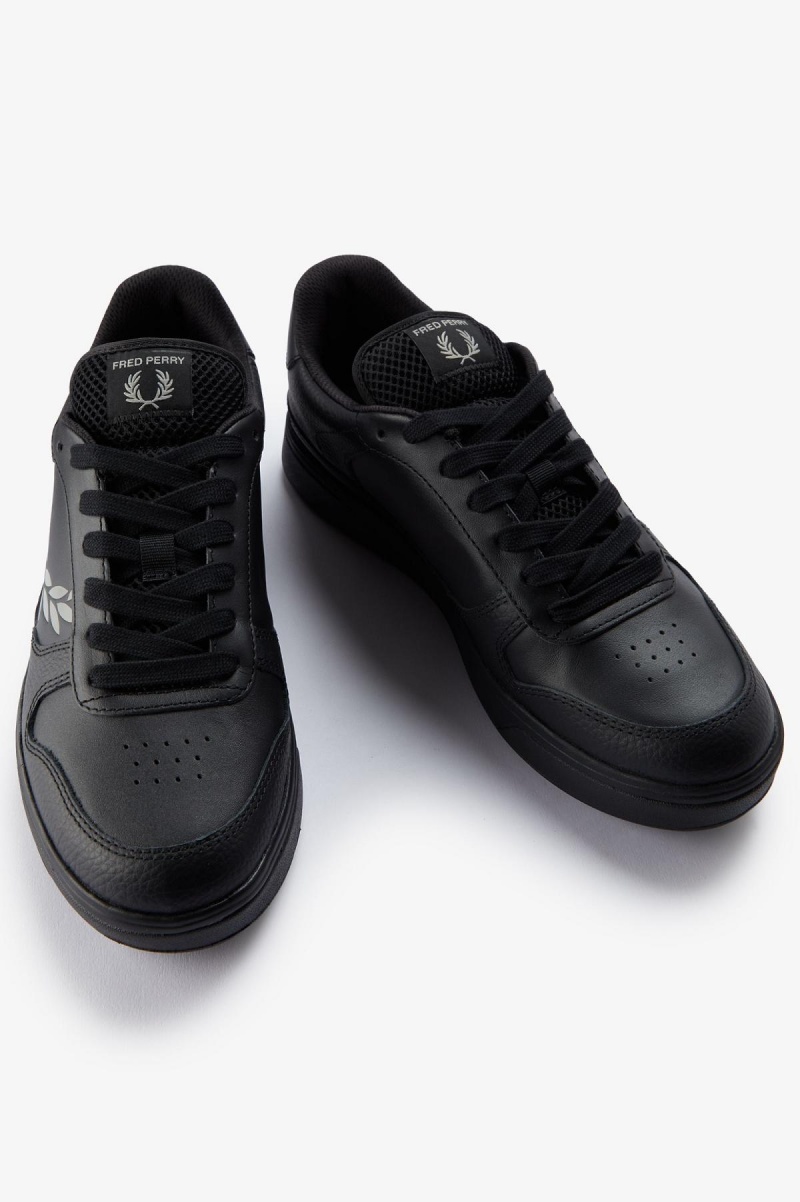 Zapatos Fred Perry B300 Hombre Negros | AMXDF58484