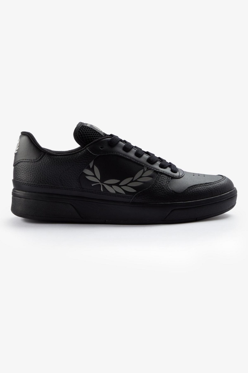 Zapatos Fred Perry B300 Hombre Negros | AMXDF58484