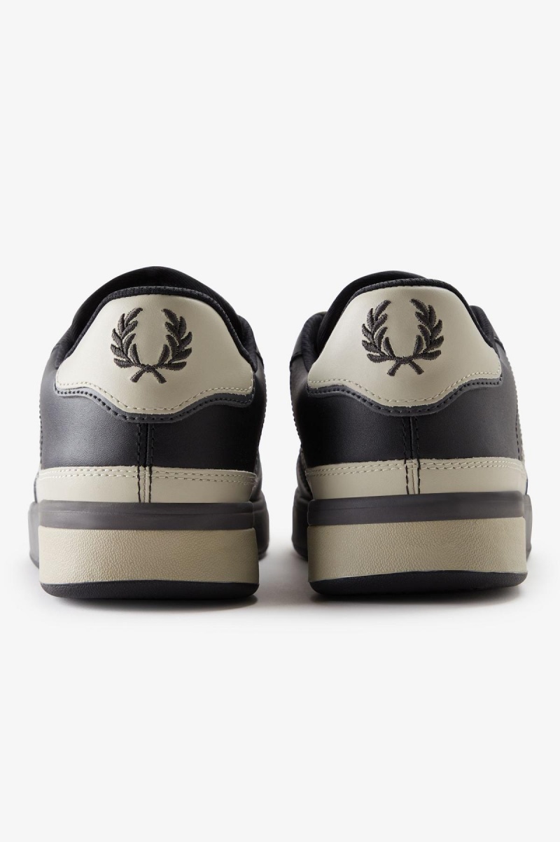 Zapatos Fred Perry B300 Hombre Negros | MXJBT10522