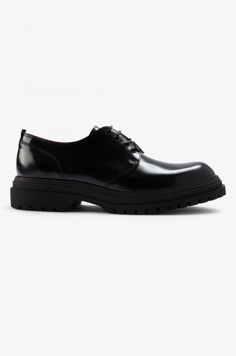 Zapatos Fred Perry Derby Hombre Negros | TMXWZ67047