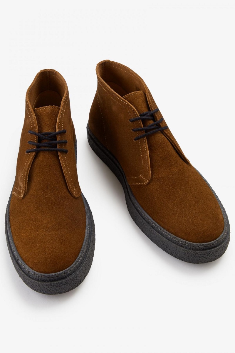 Zapatos Fred Perry Hawley Hombre Ginger | MXJVR83721